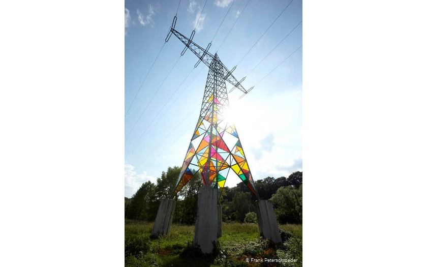 Kunstwerk Leuchtturm am Kunstpfad Ruhr