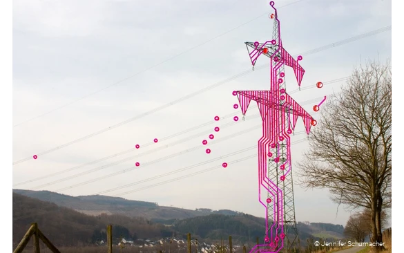 Kunstwerk Energie Anvisieren am Kunstpfad Ruhr