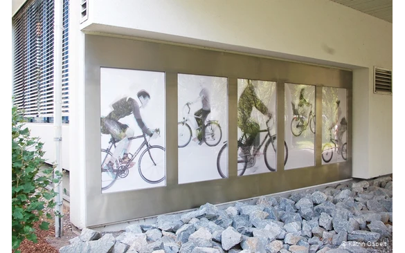 Kunstwerk Moving Bike am Kunstpfad Ruhr