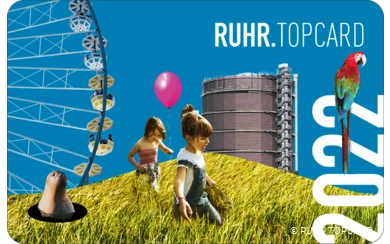 Die Ansicht einer RUHR.TOPCARD