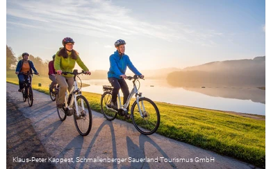 Radfahren am Hennesee