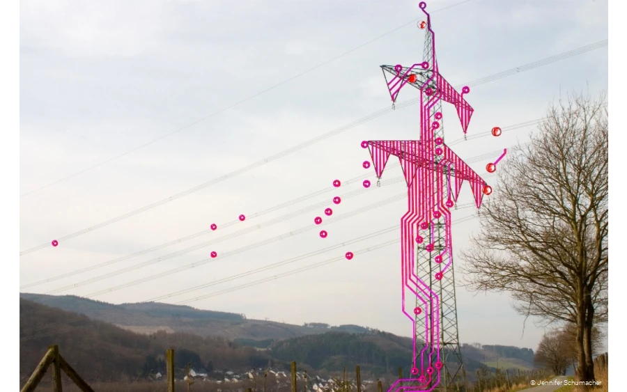 Kunstwerk Energie Anvisieren am Kunstpfad Ruhr