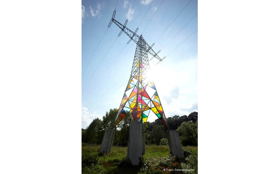 Kunstwerk Leuchtturm am Kunstpfad Ruhr