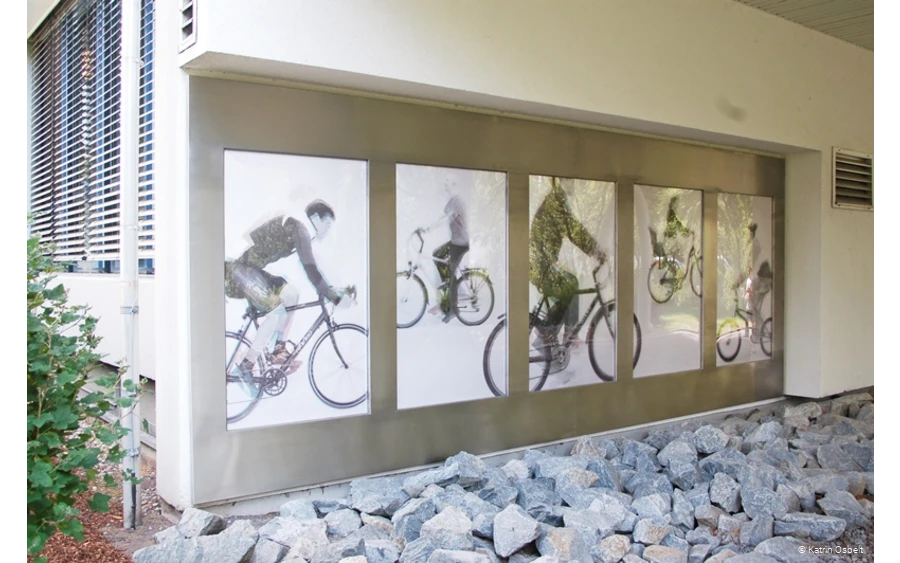 Kunstwerk Moving Bike am Kunstpfad Ruhr