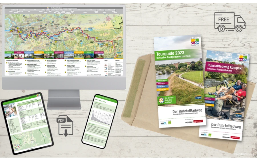 RuhrtalRadweg Flyerbestellung und Download