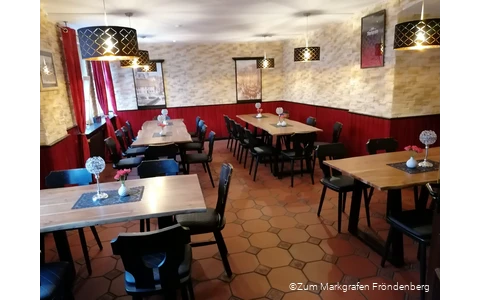 Innenansicht des Restaurants "Zum Markgrafen Fröndenberg"