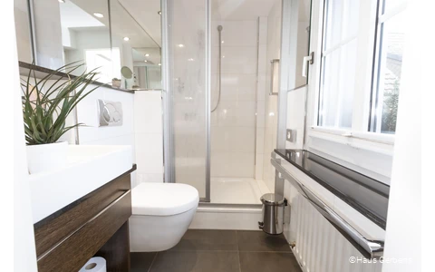 Badezimmer im Haus Gerbens in Wickede (Ruhr)