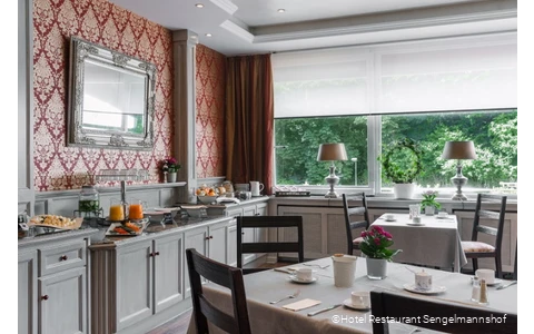 Frühstücksbuffet des Hotel Restaurants Sengelmannshof in Essen