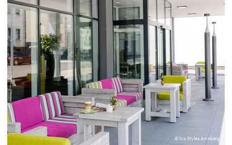 Terrasse des Ibis Styles in Arnsberg