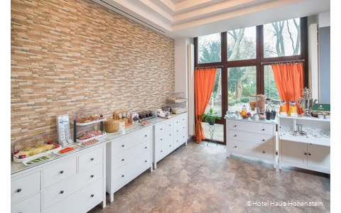 Frühstücksbuffet im Hotel Haus Hohenstein in Witten