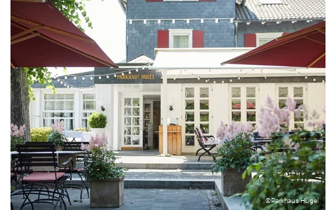 Außenansicht des Parkhaus Hügel in Essen