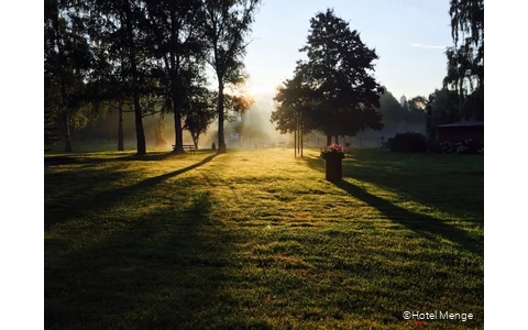 Garten des Hotel & Restaurant Menge in Arnsberg