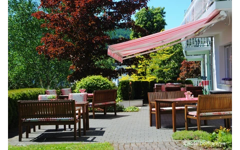 Terrasse des Hotel Dorfkammer in Olsberg