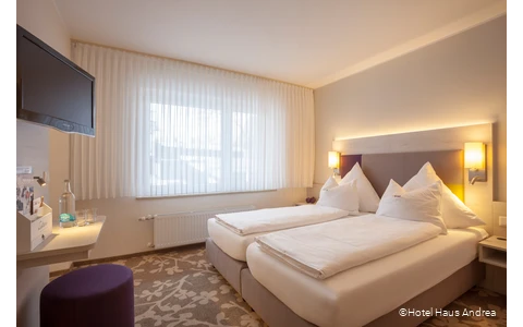 Ansicht eines Zimmers im Hotel Haus Andrea in Winterberg