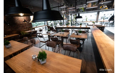 Innenansicht des Restaurants "Bei Graefs" in Arnsberg