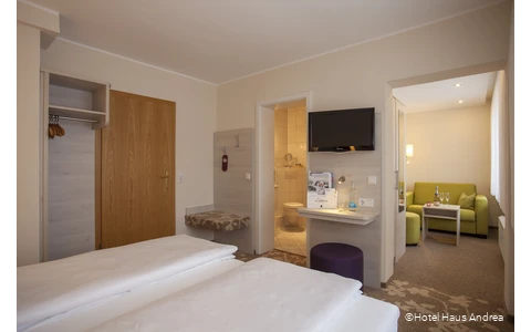 Ansicht eines Zimmers im Hotel Haus Andrea in Winterberg