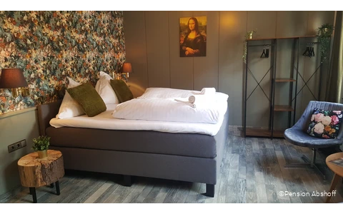 Doppelzimmer in der Pension Abshoff in Meschede