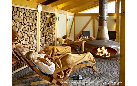 Ruhebereich des Freizeitbads Nass in Arnsberg