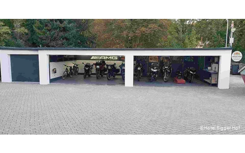 Garage des Hotels Bigger Hof in Olsberg