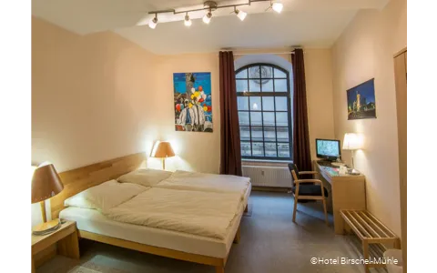 Zimmerbeispiel des Hotels Birschel-Mühle in Hattingen