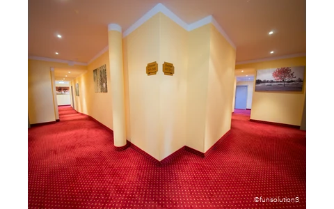 Flur im Hotel Mirage in Duisburg