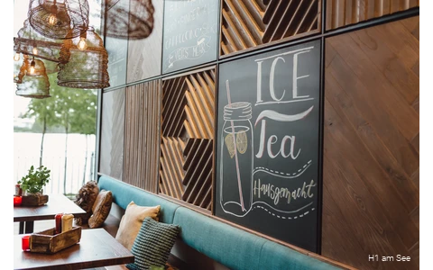 Innenbereich des H1 am See