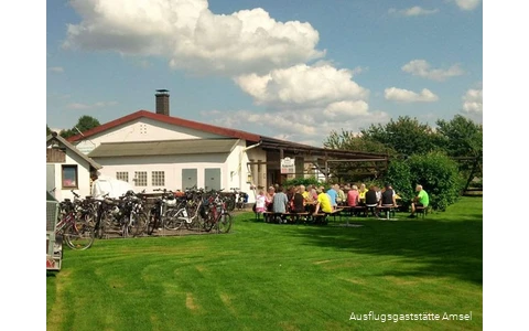 Außenbereich der Ausflugsgaststätte Amsel in Schwerte