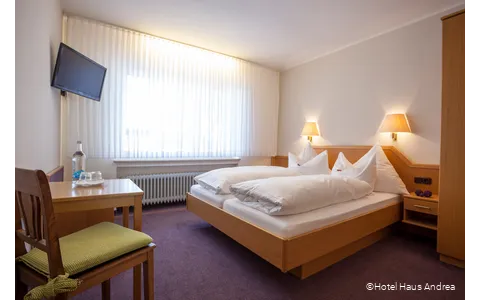Ansicht eines Zimmers im Hotel Haus Andrea in Winterberg