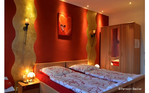Doppelzimmer der Pension Becker in Arnsberg