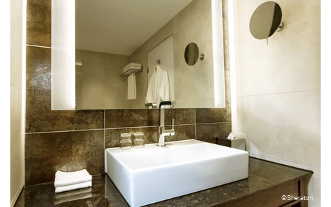 Badezimmer im Sheraton Hotel in Essen