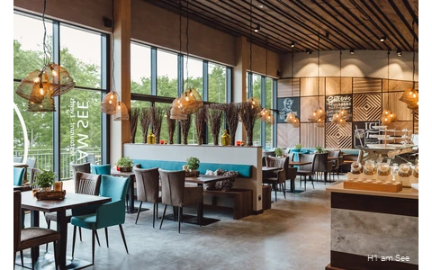 Innenbereich des H1 am See