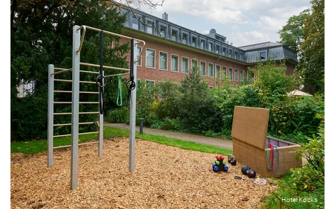 Outdoorsportanlage des Hotel Kocks in Mülheim an der Ruhr