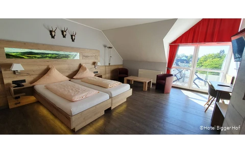 Doppelzimmer des Hotels Bigger Hof in Olsberg