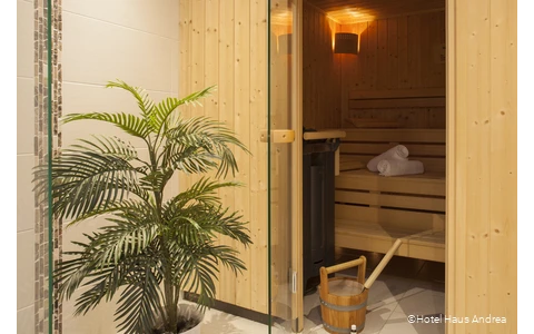 Ansicht der Sauna im Hotel Haus Andrea in Winterberg