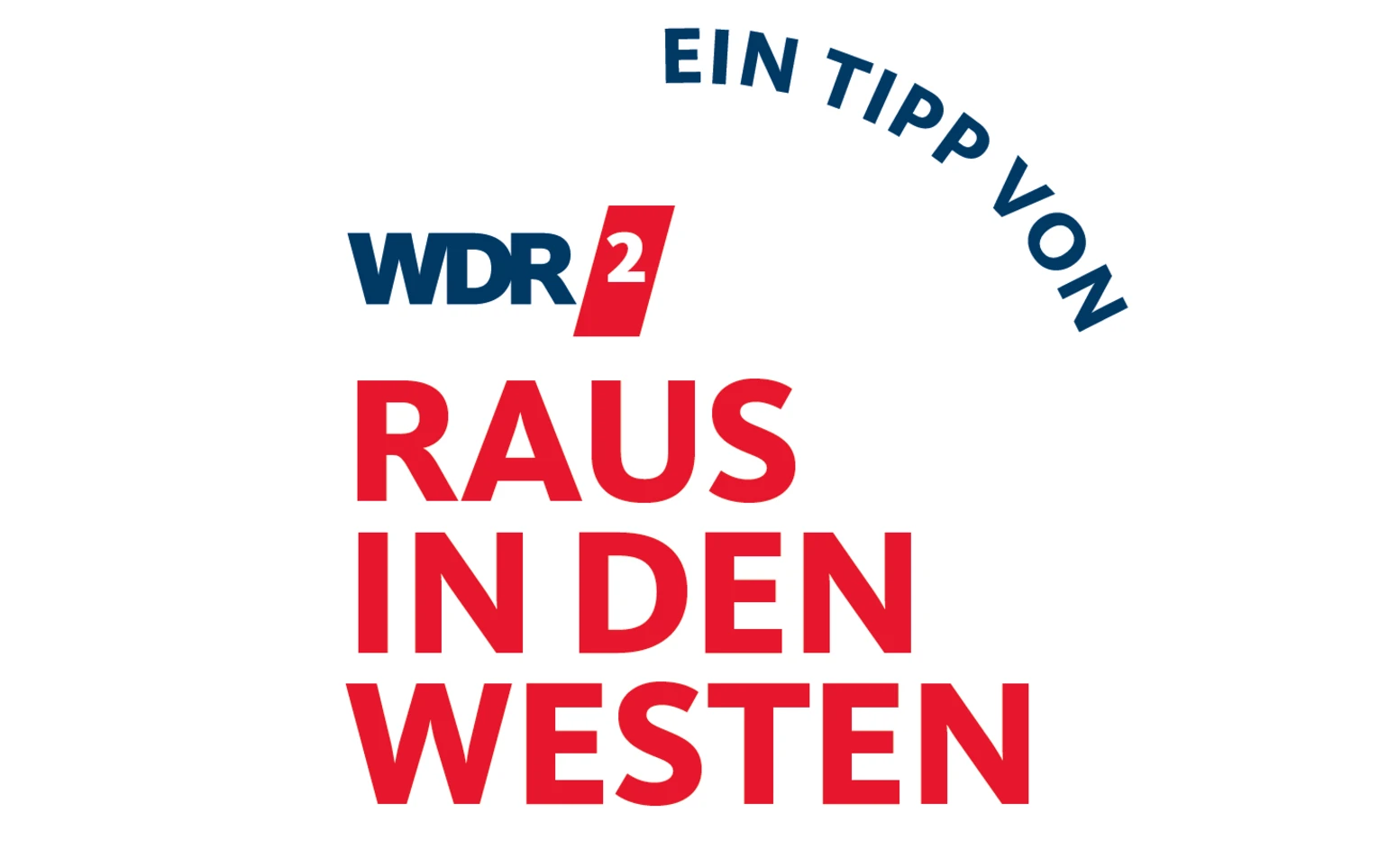 WDR - Raus in den Westen Logo vom WDR Tipp "Raus in den Westen"