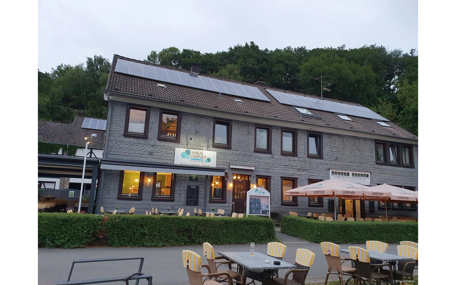 Außenansicht des Haus Oveney in Bochum