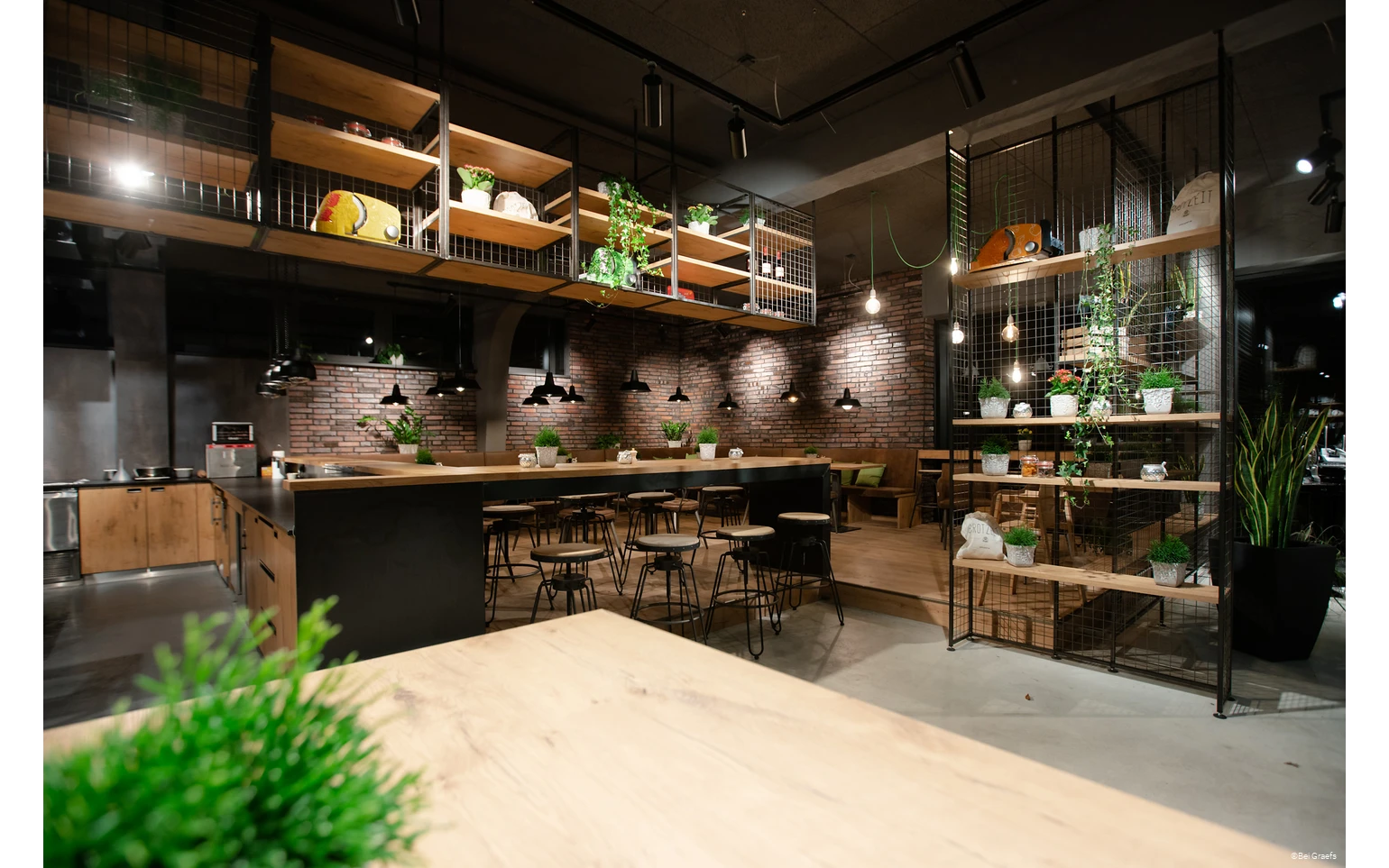 Innenansicht des Restaurants "Bei Graefs" in Arnsberg