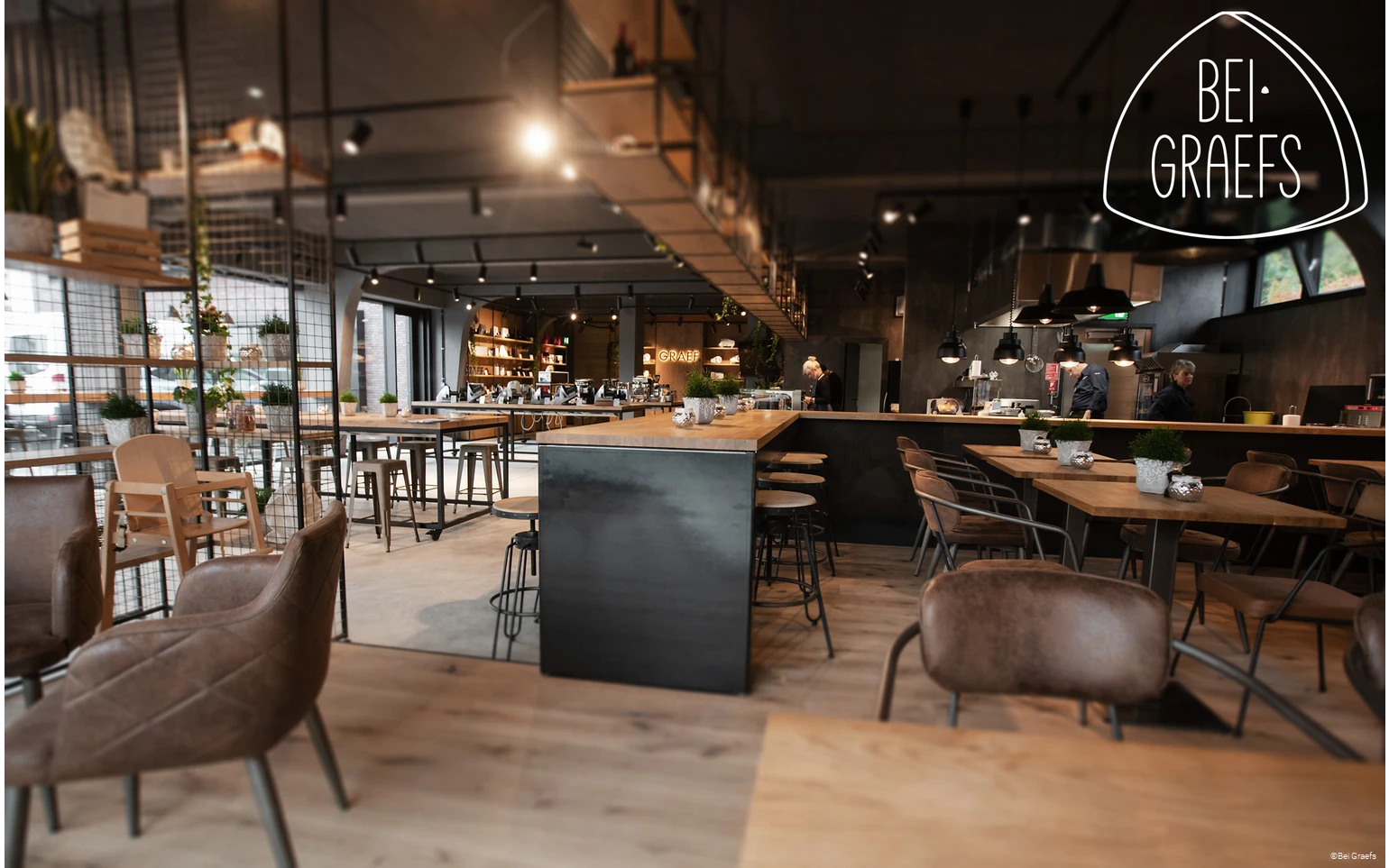 Innenansicht des Restaurants "Bei Graefs" in Arnsberg