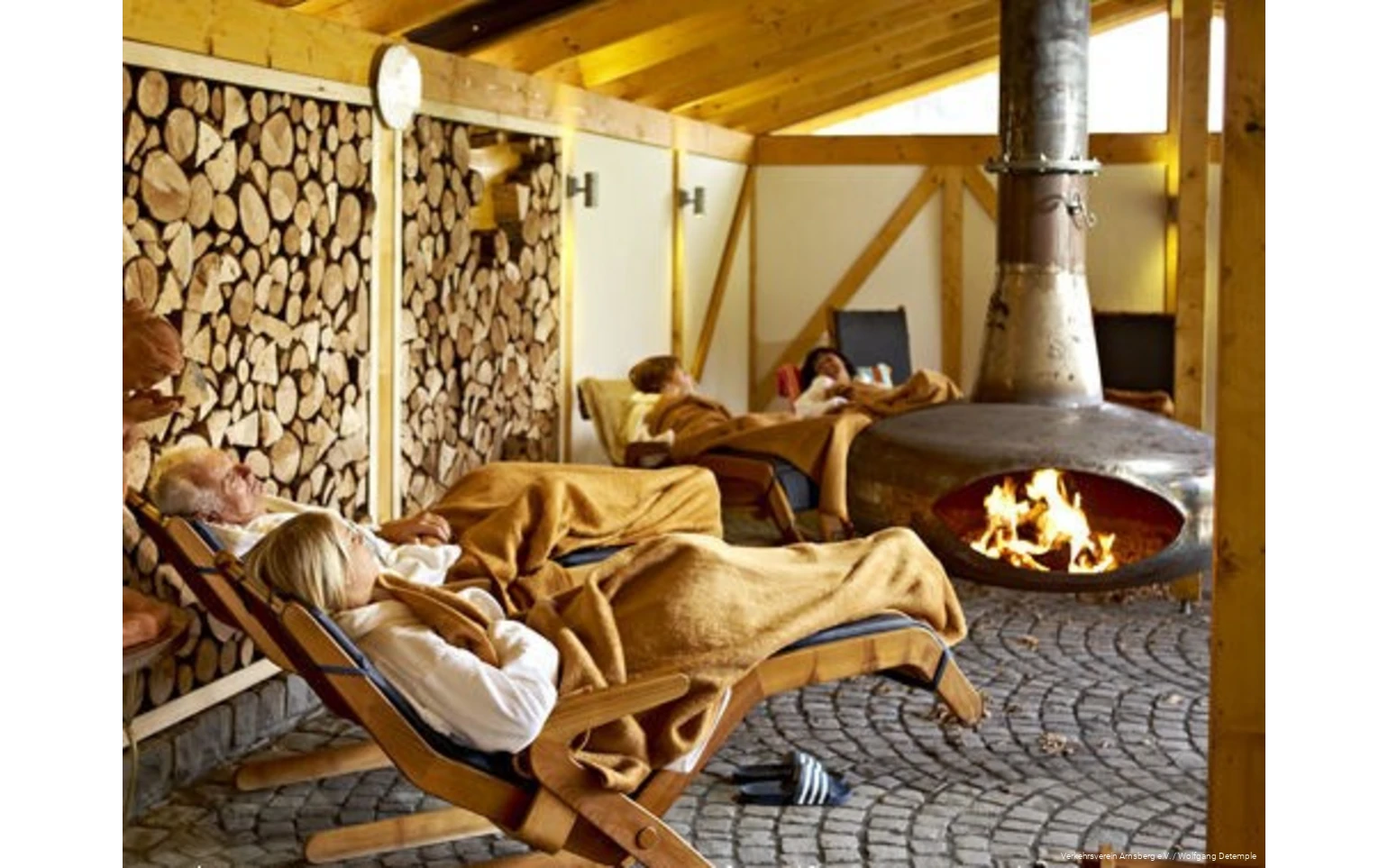 Ruhebereich des Freizeitbads Nass in Arnsberg