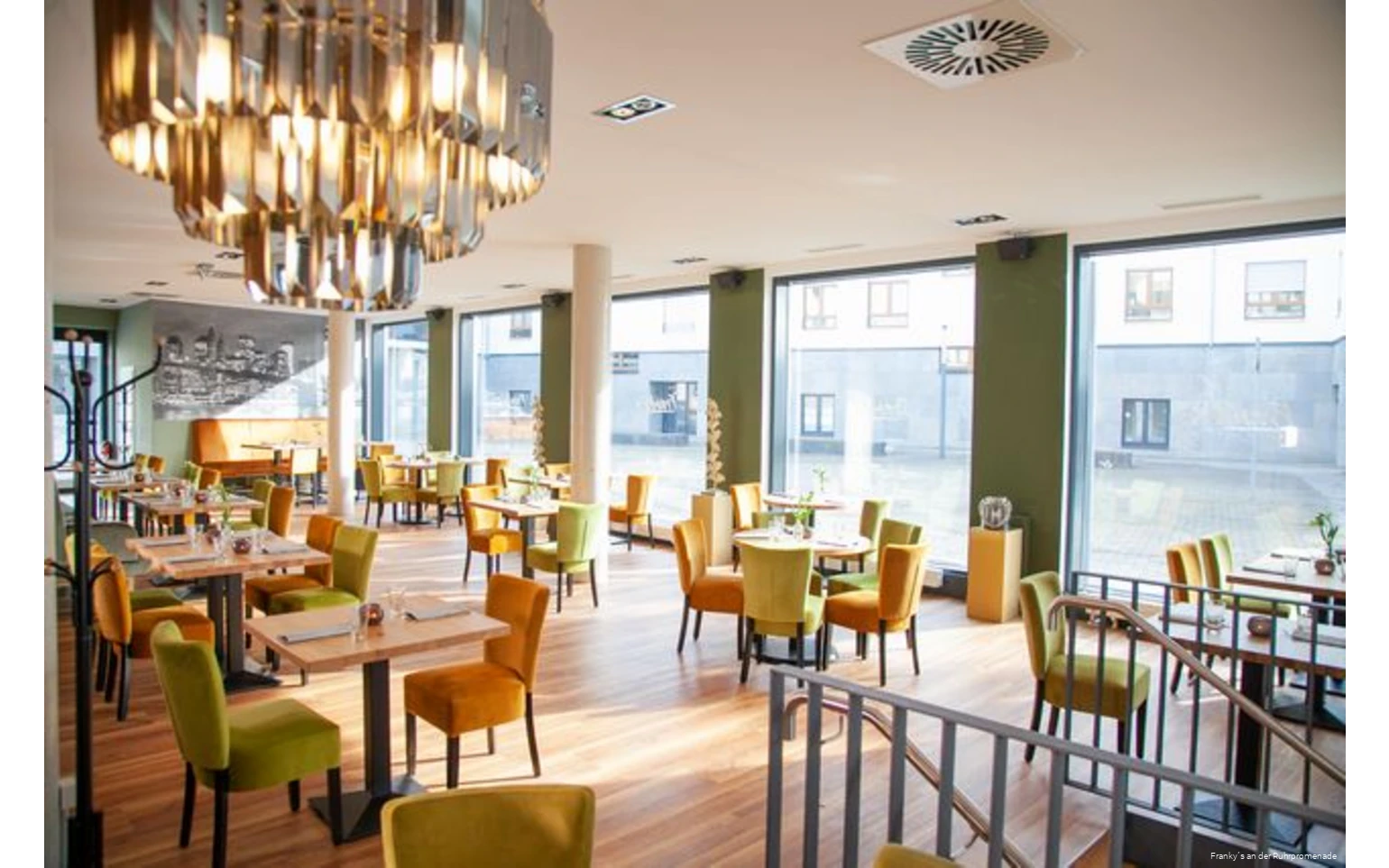 Innenansicht des Franky´s an der Ruhrpromenade in Mülheim an der Ruhr