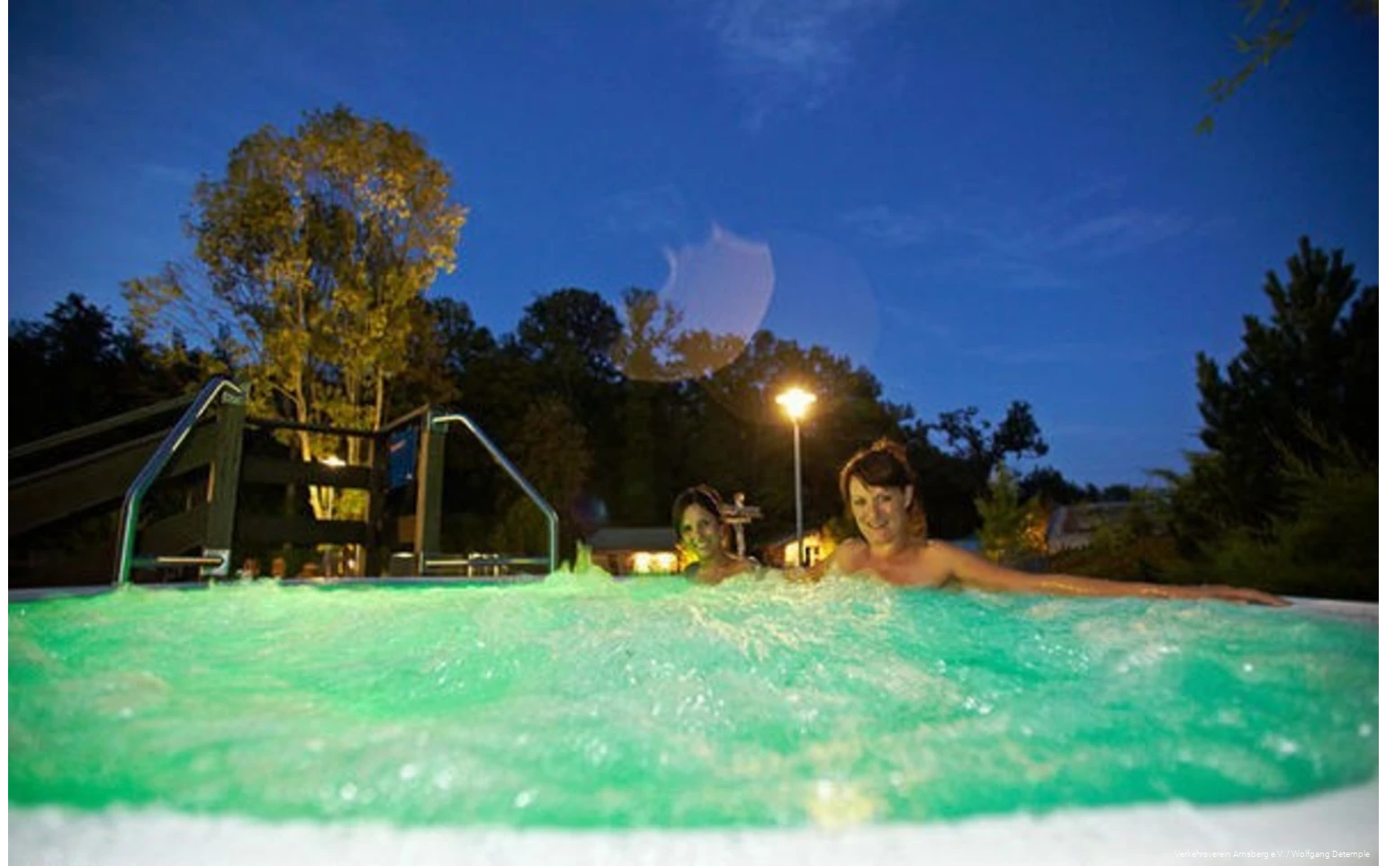 Whirlpool des Freizeitbads Nass in Arnsberg