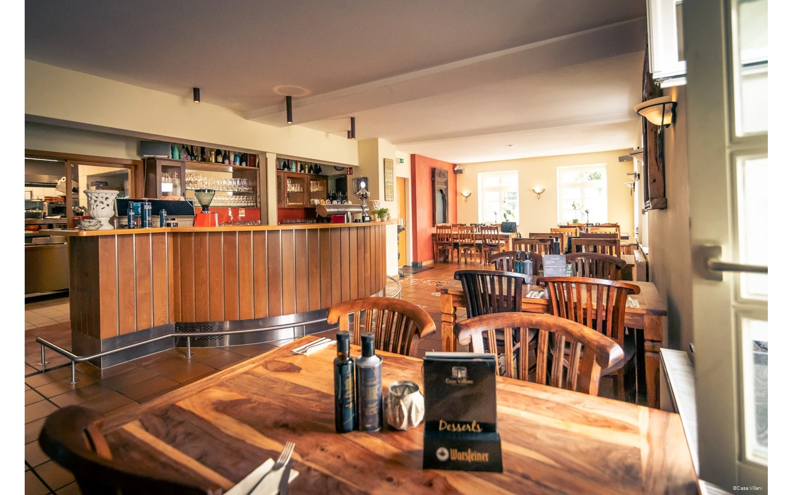 Innenbereich des Restaurants Casa Villani in Arnsberg