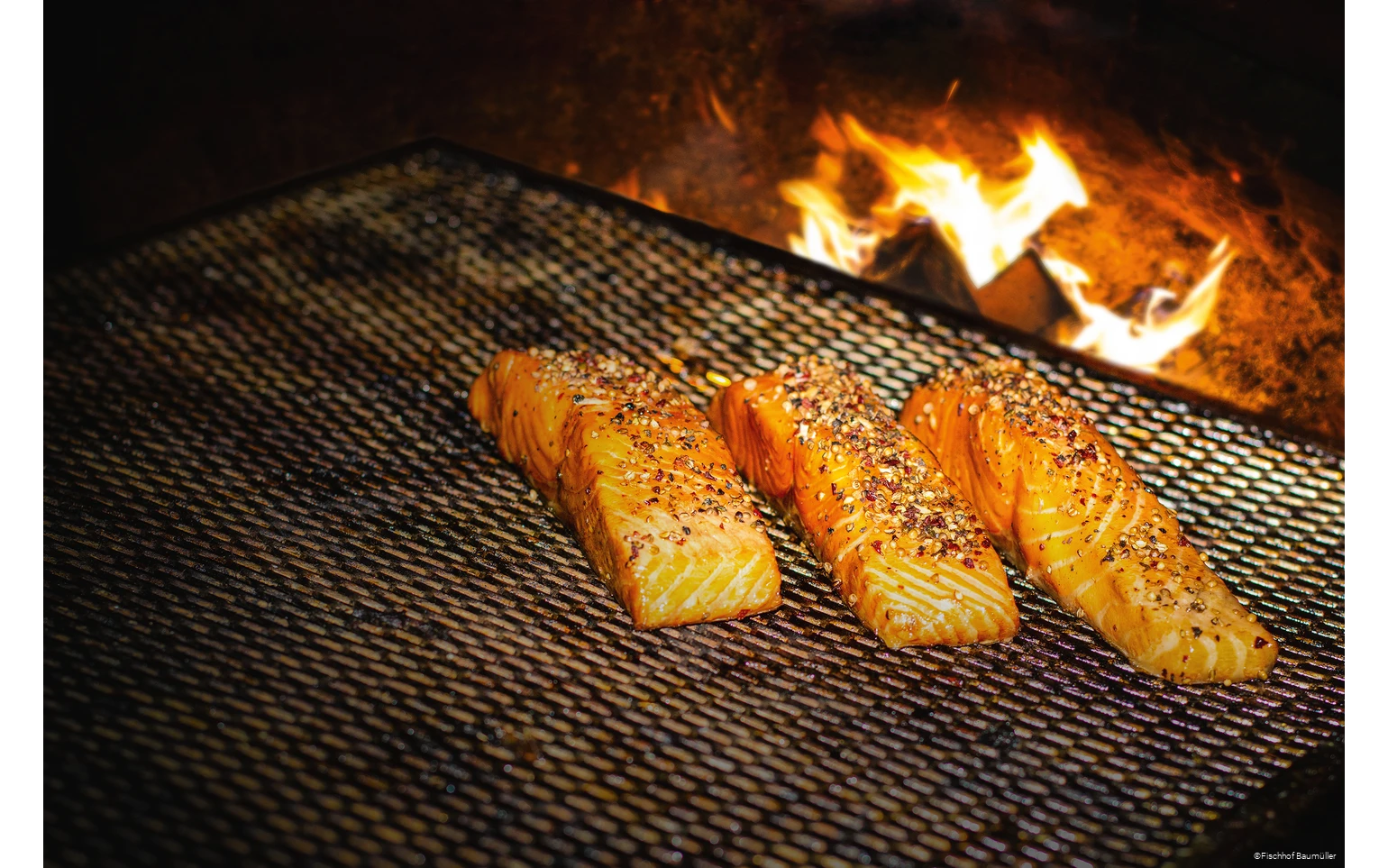 Speisen des Fischhofs Baumüller in Wickede (Ruhr)
