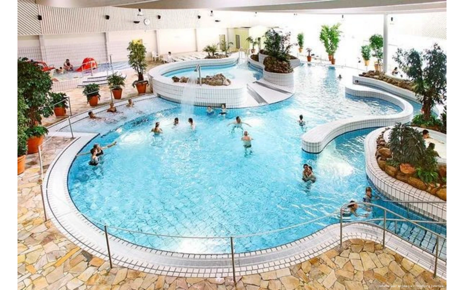 Badbereich des Freizeitbads Nass in Arnsberg