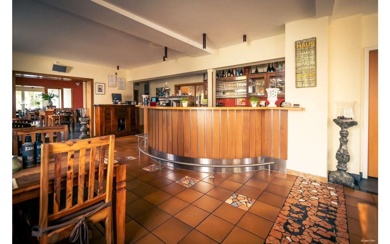 Innenbereich des Restaurants Casa Villani in Arnsberg