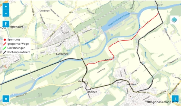 Umleitungsskizze Iserlohn