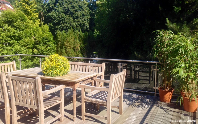 Terrasse des Wald & Golfhotel Lottental in Bochum