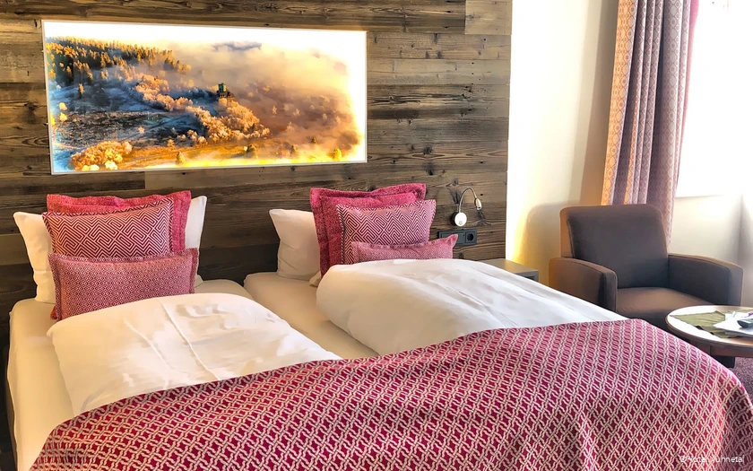 Doppelzimmer im Hotel Nuhnetal in Winterberg