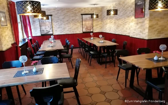 Innenansicht des Restaurants "Zum Markgrafen Fröndenberg"