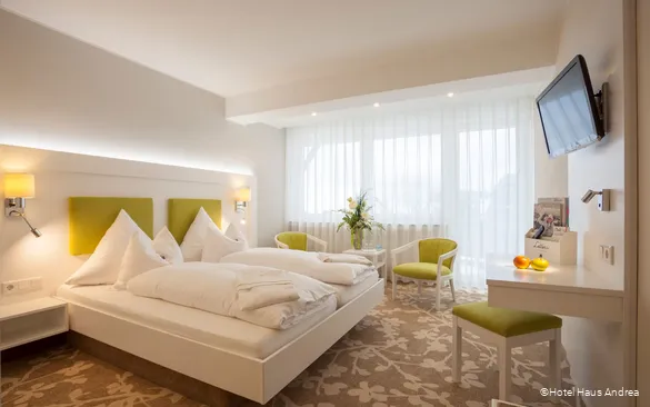 Ansicht eines Zimmers im Hotel Haus Andrea in Winterberg